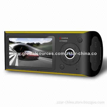 2.7-inch LCD Double Camera/Car DVR, Supports G-sensor, AVI Video Format